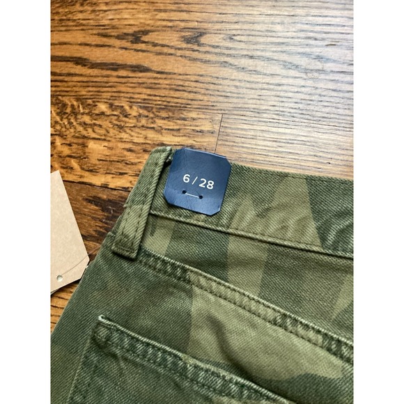 NEW Lucky Brand Skirt Womens Sz 6/28 Camo Denim Button Old Favorite Mini NWT - Picture 8 of 10